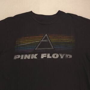 Pink Floyd Band Graphic Short Sleeve Crew Neck T Shirt Adult Mens Size 2XL Black